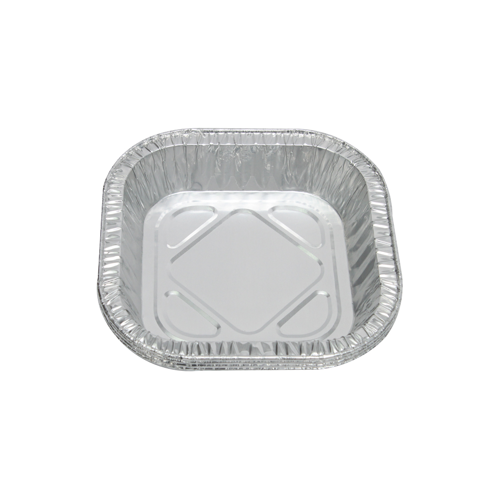 Fast Food Use Kitchen Microwavable Oven foil Takeaway Aluminum Foil Containers 250ml Tray