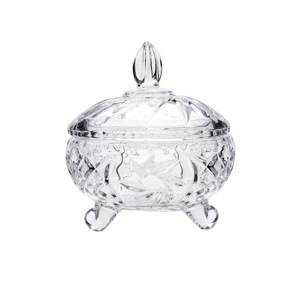 150ml SIAYAO high quality machine pressed soda lime glass candy jar sugar bowl