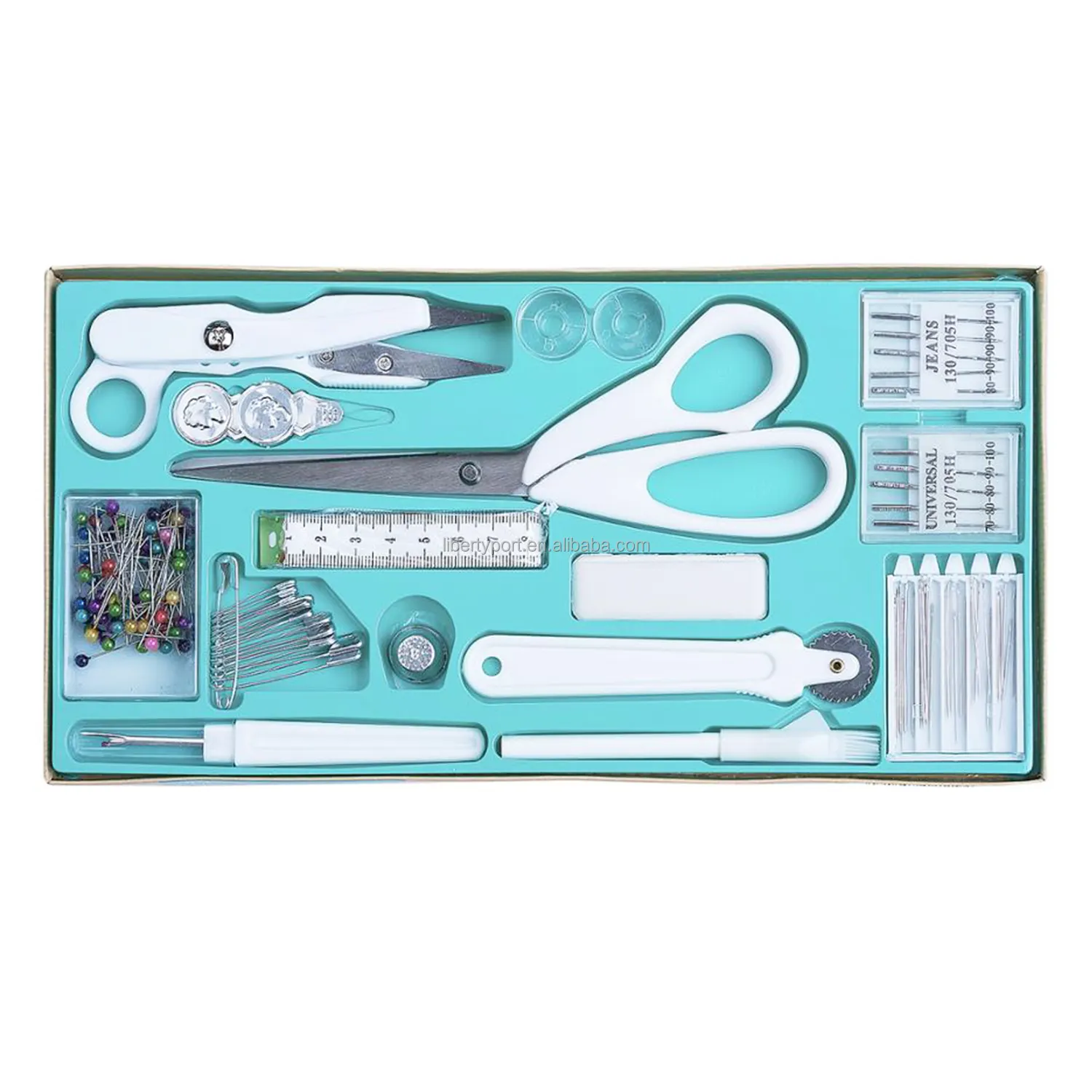 Factory stock standard portable sewing tool set quality scissors set