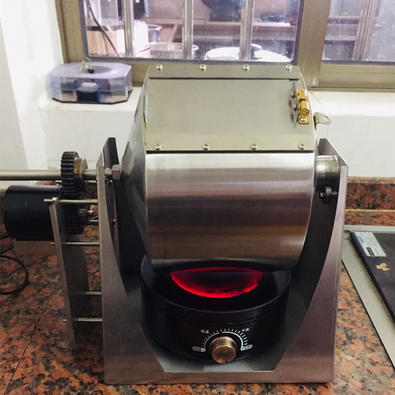 Household Mini Automatic rotation 6.4L stainless steel coffee roaster machine baking Roasting machine dehydrator drier