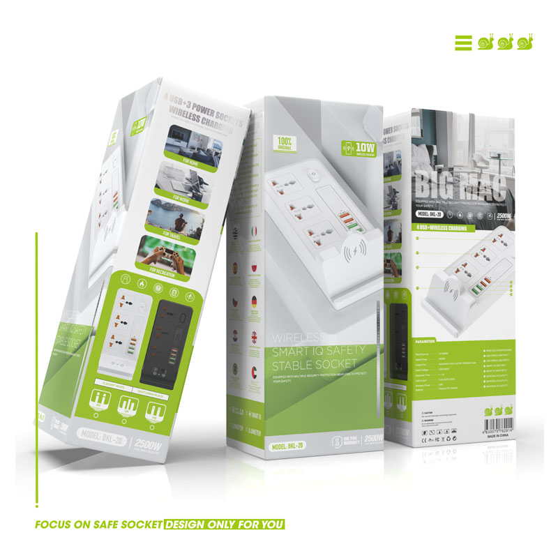 Универсальный беспроводной удлинитель Zigbee, удлинитель с двумя Usb-портами для офиса и стола, быстрая зарядка, новый дизайн 2021