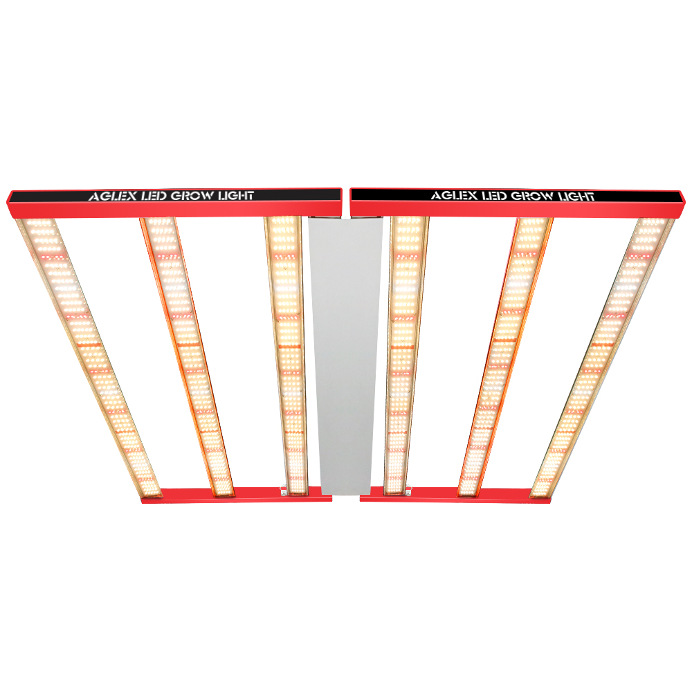AGLEX L700 hydroponic foldable full spectrum growing indoor led grow light with 6 bars PPE 2.9 umol/J