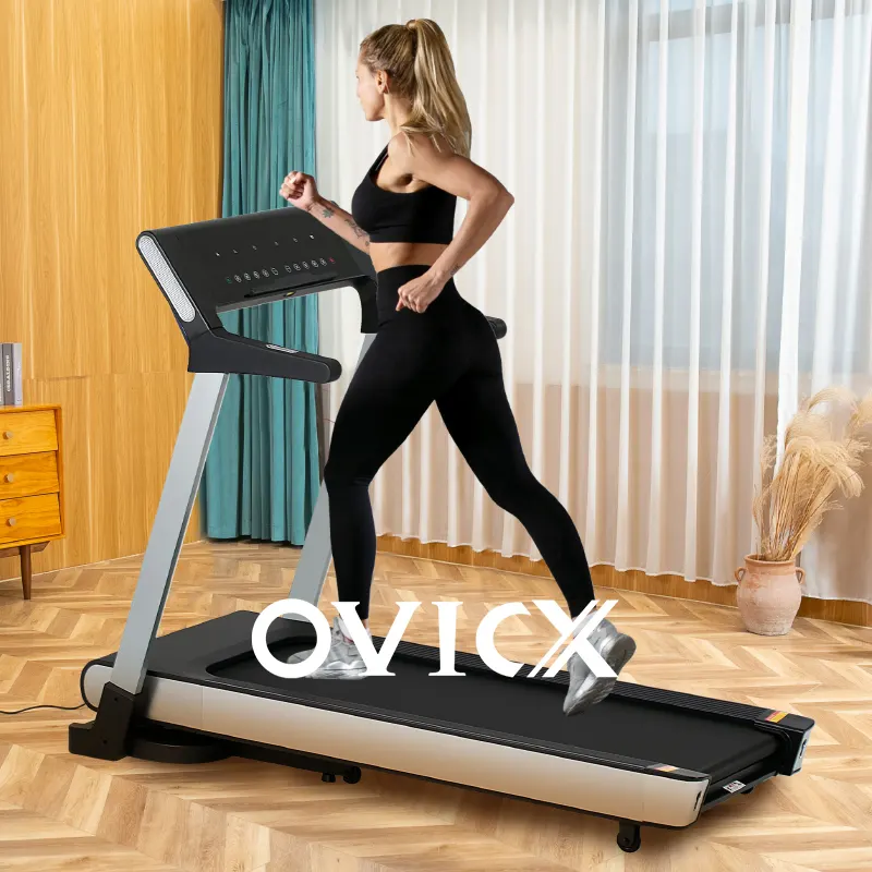 OVICX trademill automatic incline Slope foldable treadmill running machine for Home gym fitness equipment