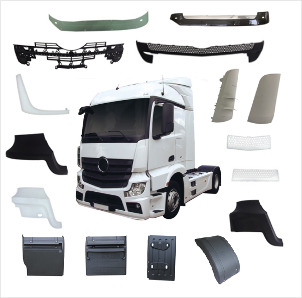 Запчасти для кузова грузовика MERCEDES BENZ Actros MP4 2011 более 500 штук