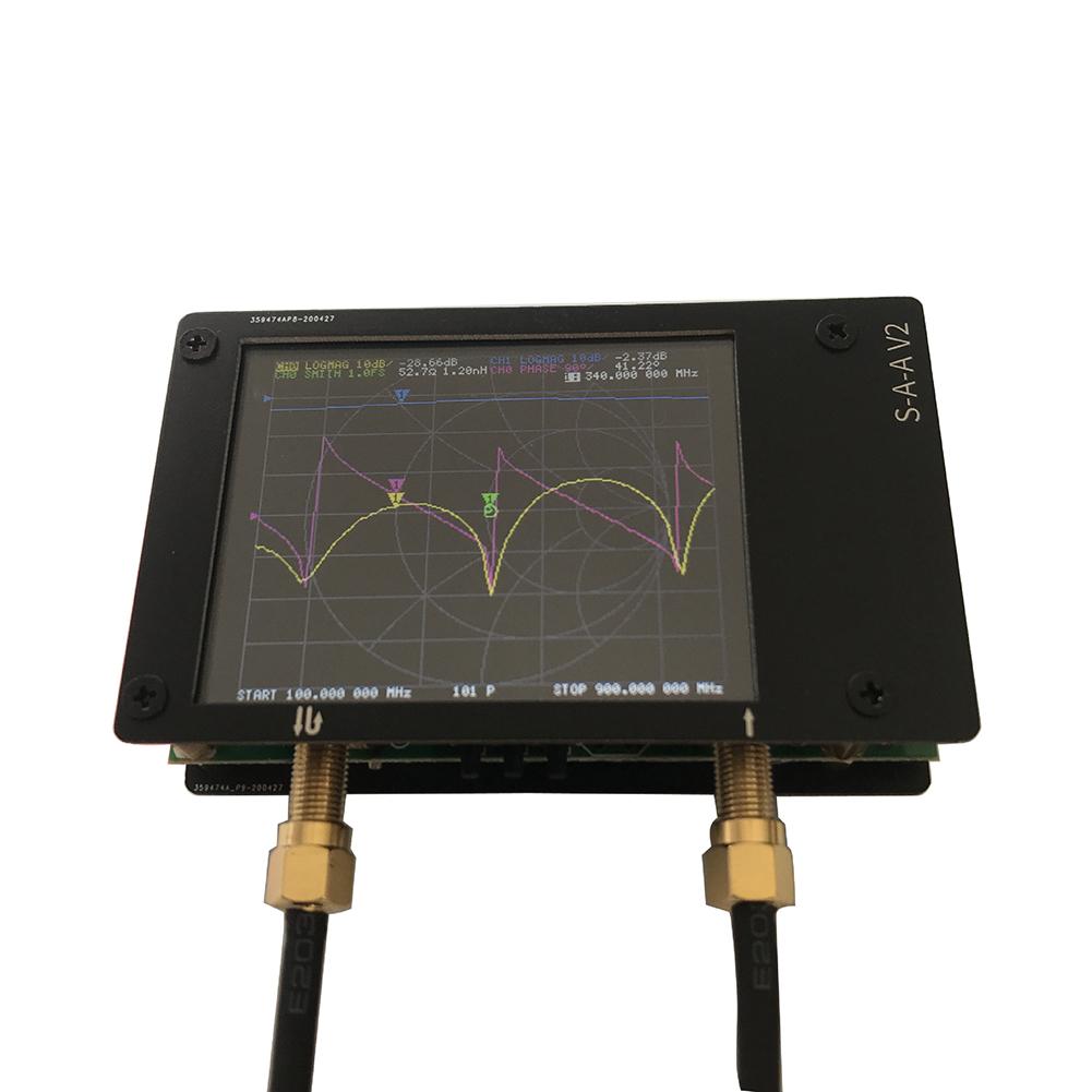 Для NanoVNA V2 3GHz Векторный сетевой анализатор коротковолновый пресс-экран HF VHF UHF UV 50kHz-3GHz антенный анализатор заряжаемый