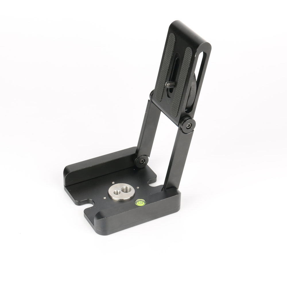 Metal Z-folding pan/tilt SLR camera desktop quick-release plate Z-type macro bracket slide rail base tripod head stand holder