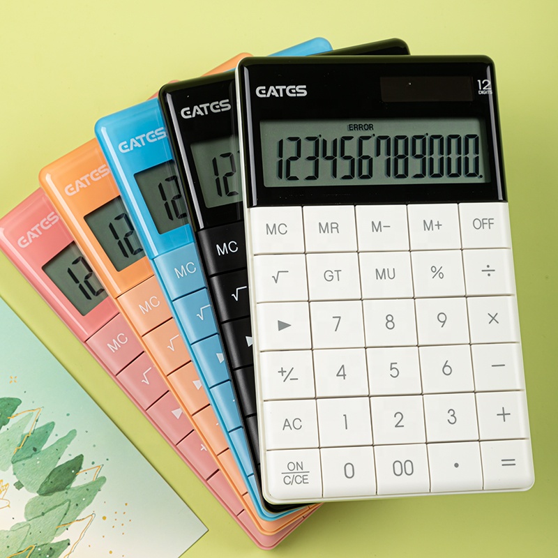 Hot Selling Electronic Battery Powered Solar Calculator for School