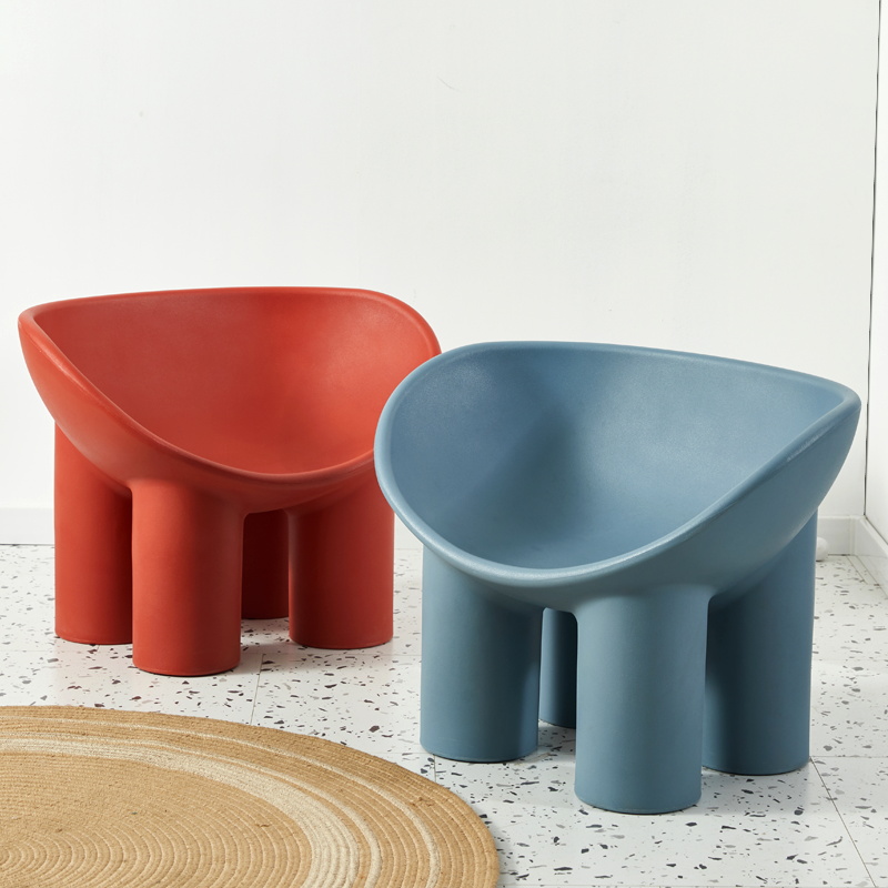 New fashion modern new plastic roly poly dining chair lounge chair for Living Room elephant chair