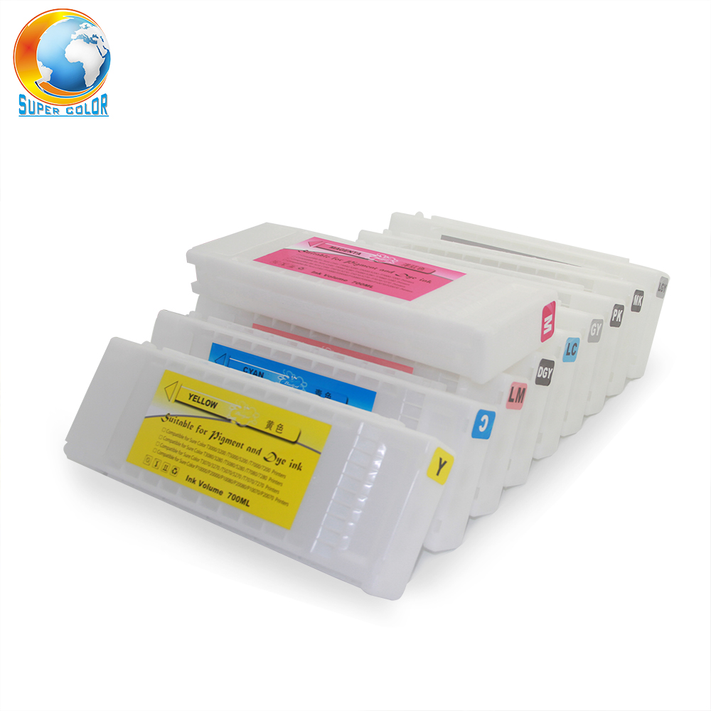 Supercolor 700 мл/уп. T8020-T8029 совместимый картридж с пигментными чернилами для принтера EPSON P10080 P20080