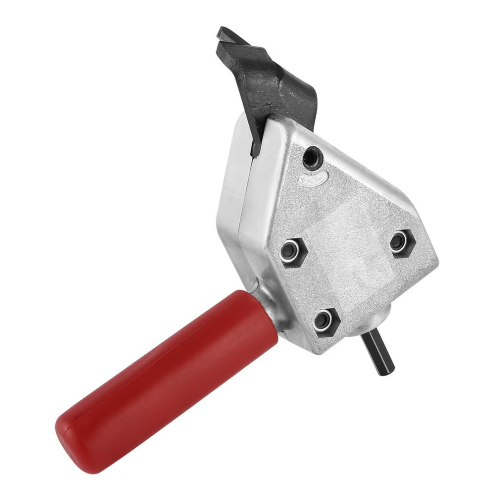 Professional Nibble Cutting Tool Metal Sheet Cutter Head for Electric Drill Clippers Scissors,Sheet Metal Cutting Attachment