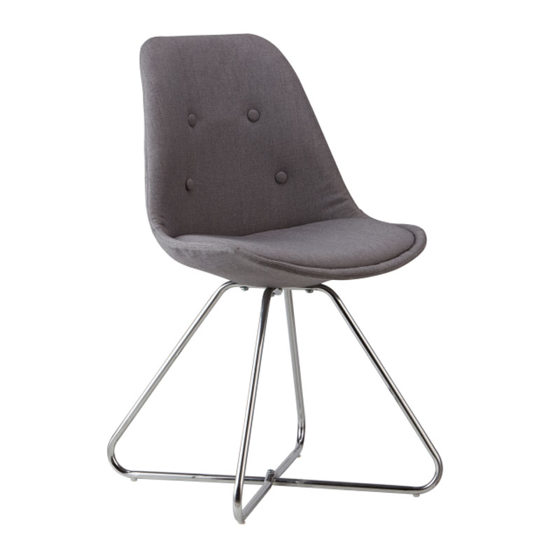 Fabric Cushion Accent Office Chair Fancy Living Room Upholstered Metal Legs Leisure Chairs