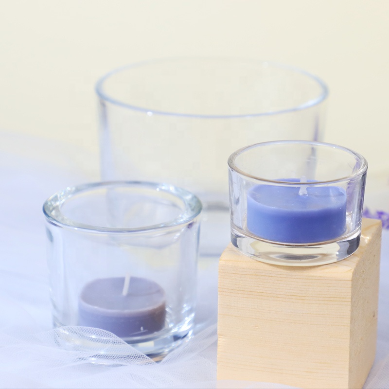 Custom Empty Candle Container Jars Luxury Glass Candle Jars In Bulk