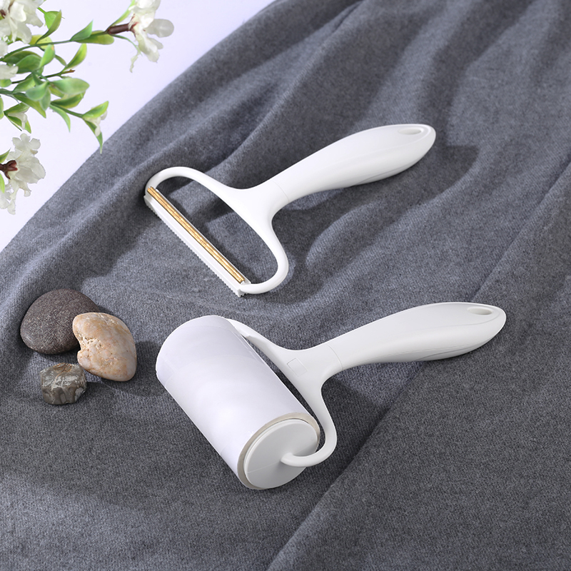Household Dog Cat Hair Paper Sticky Lint Roller Absorbers Brush Plastic Handle Remover