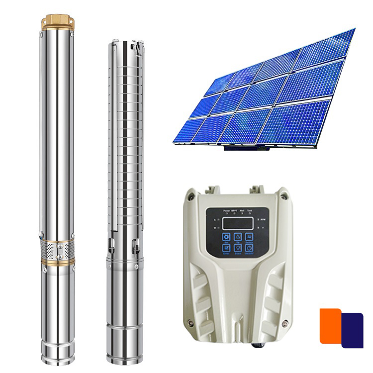 Hephis 3 дюймов 110v 1100w 3.5m 3/ч 1.5hp DC водяной насос на солнечных батареях с медный цилиндр пластиковый импеллер для сельскохозяйственного орошения туфли-лодочки