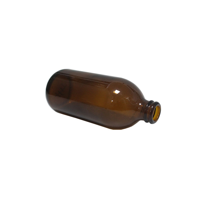 Customized design amber 330ml glass beer bottles with crown cap