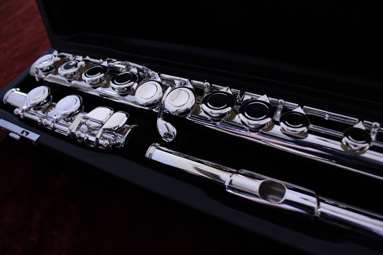 Wholesale High Quality Silver Flute Musical Instrument C Footjoint