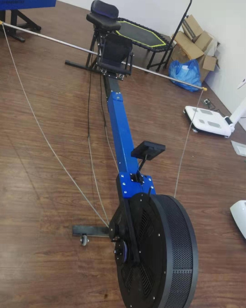 Commercial use Indoor Fitness equipment steel row machine gym cardio air rowing machine canoe ergometer