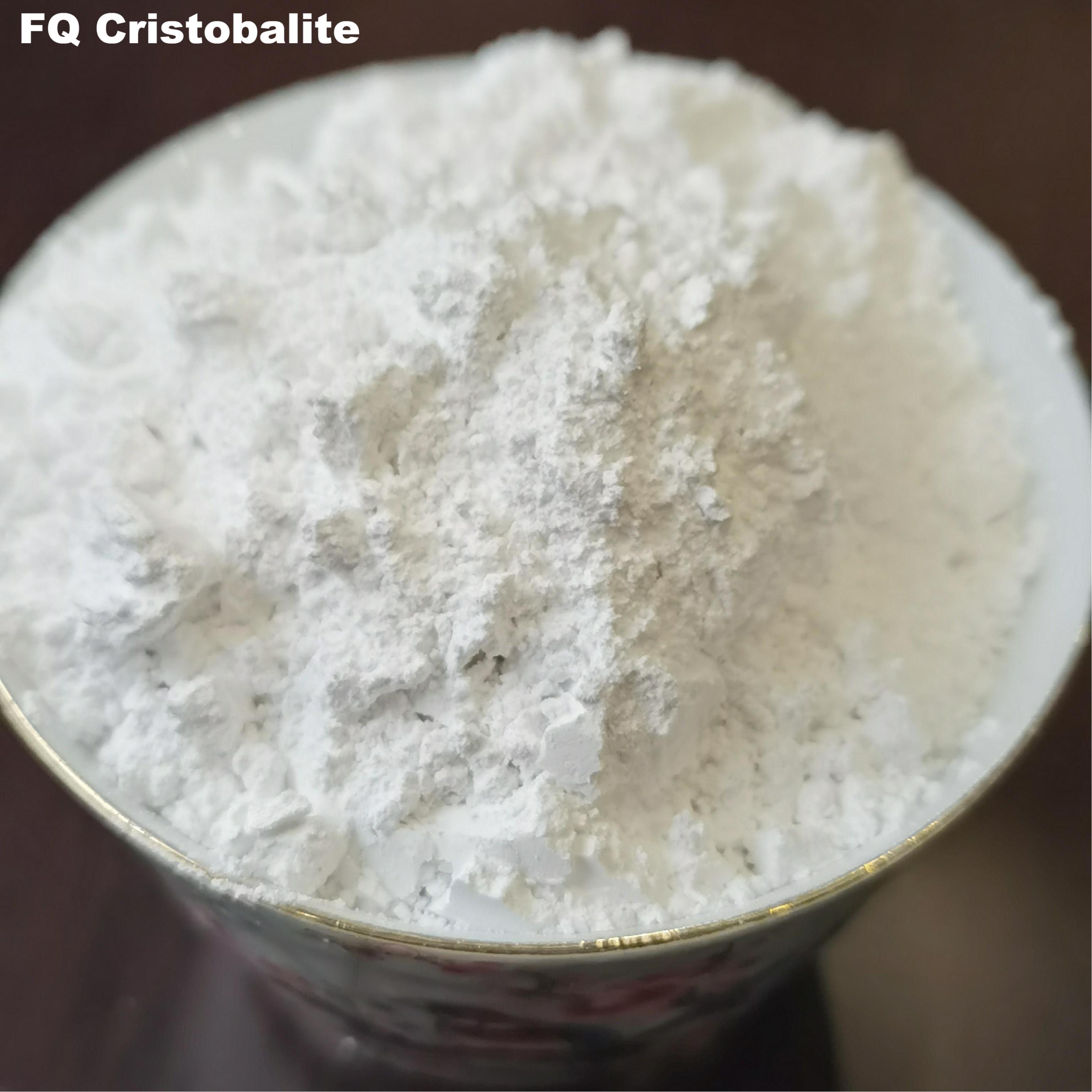 Massive 4000 Mesh Best Conversion High Grade Excellent Purity Whiteness Calcined Quartz Flour Cristobalite Powder for Casting
