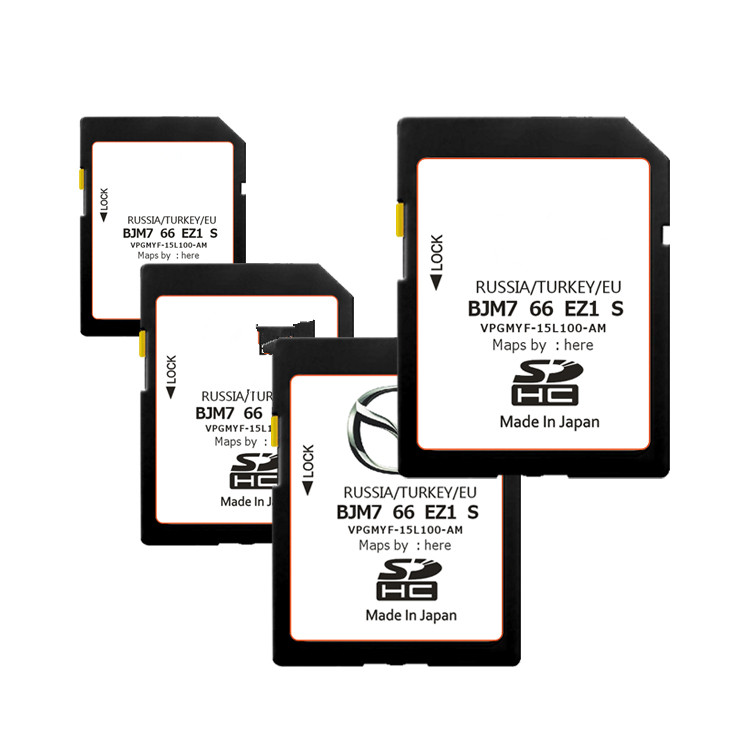 Новейшая карта GPS 100%, карта памяти SD для навигатора Mazda EZ1 S Navi GPS