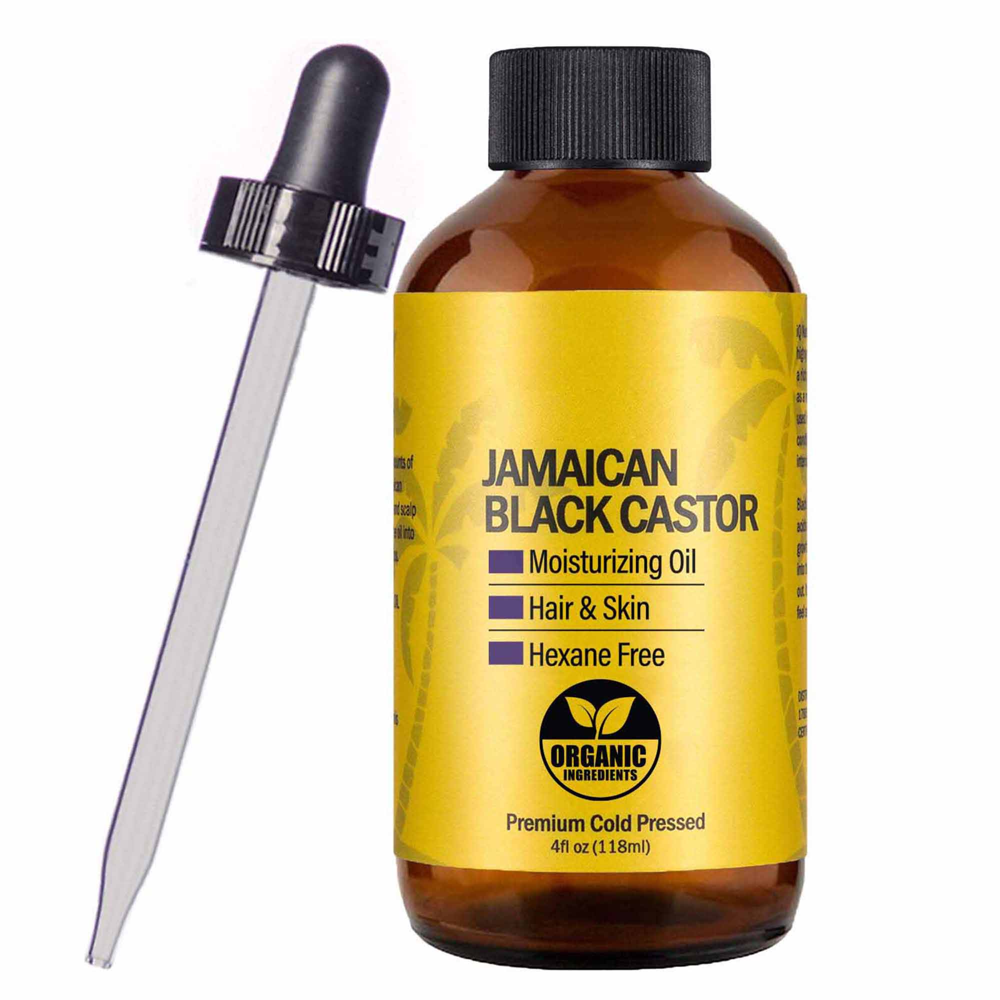 Organic Jamaican Black Castor Oil for Hair Growth and Skin Conditioning