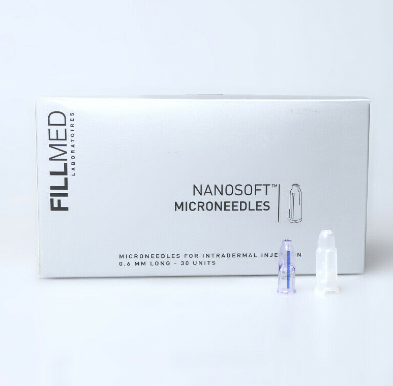 Мезо, 3 штырька, инъекция с несколькими иглами, 0,6 мм, микроиглы Nanosoft для мезотерапии HA