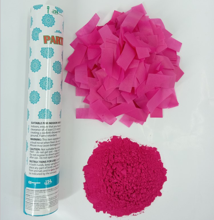 2020 New Arrival Biodegradable Confetti Gender Reveal Cannon with Shiny Paper and powder for Party Supplies