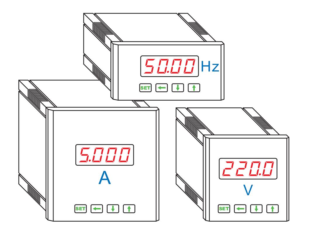 China Factory High Quality 0.5 Accuracy Types Of Digital LED electric multimeter  Panel Meter Voltmeter