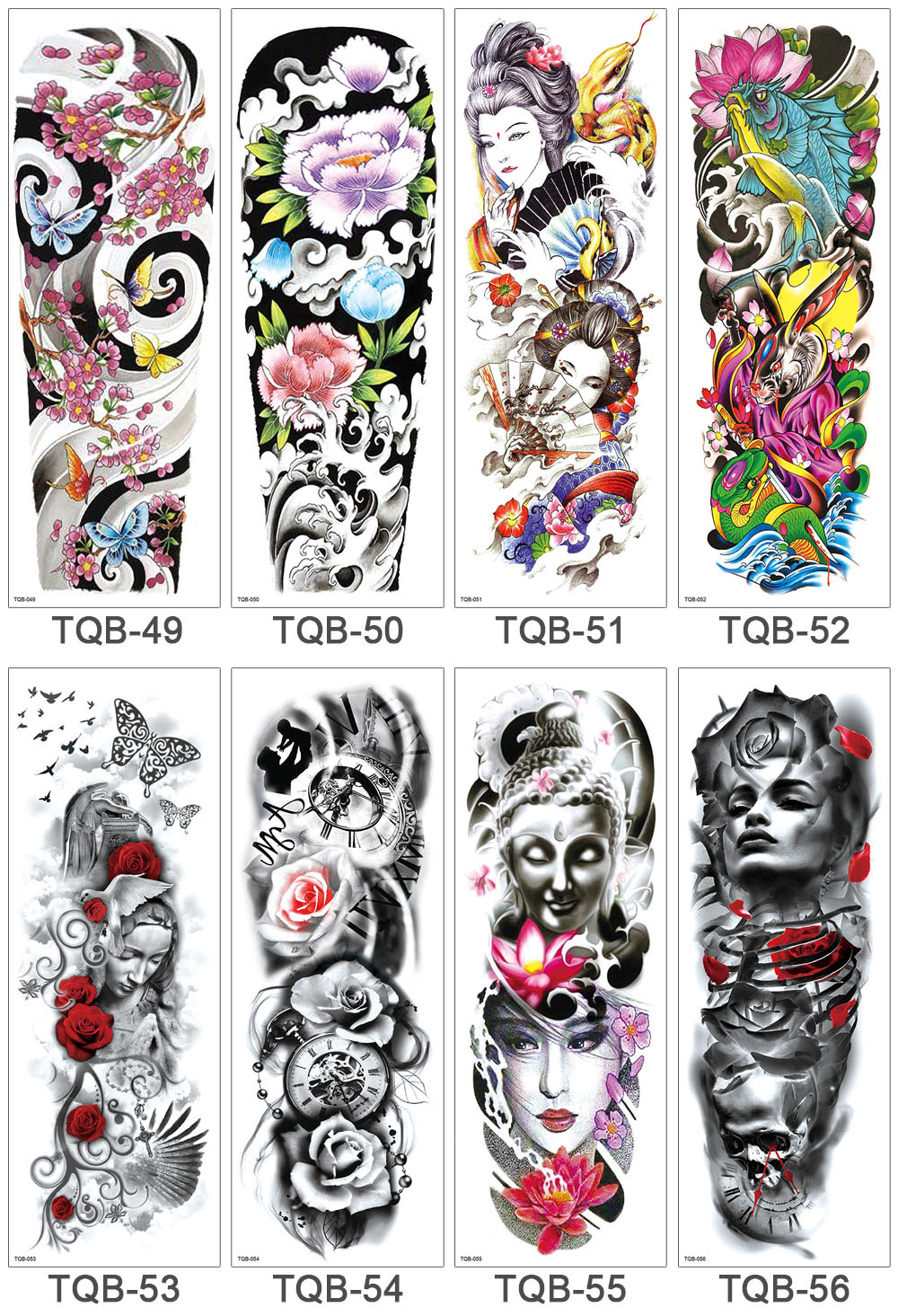 Eco Friendly Skin Temporary Tattoo Water Transfer Body Art Stickers