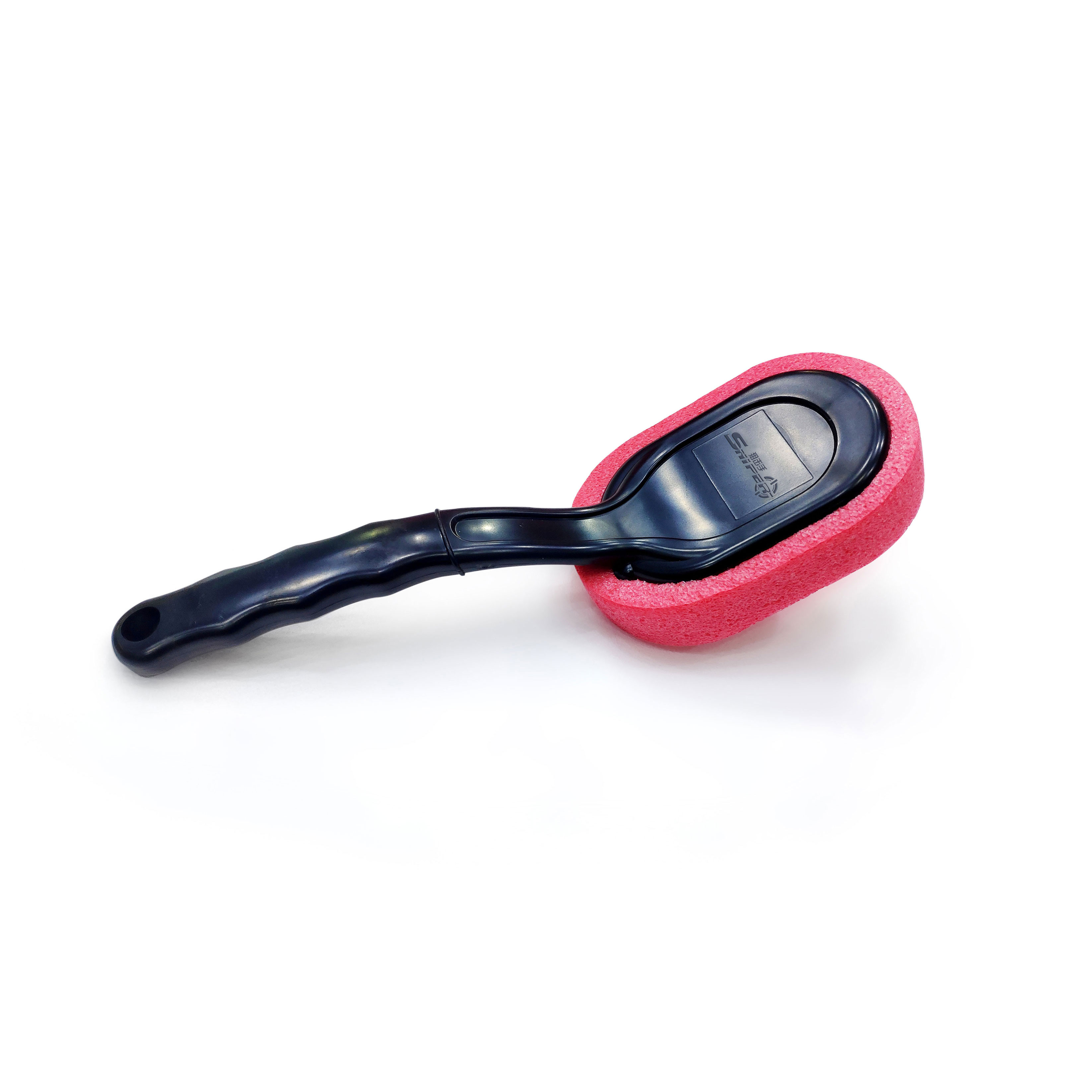 High Quality Long Handle Black Sponge Car Wheel Tire Washing&Cleaning Brush Tire Wax Foam Brush