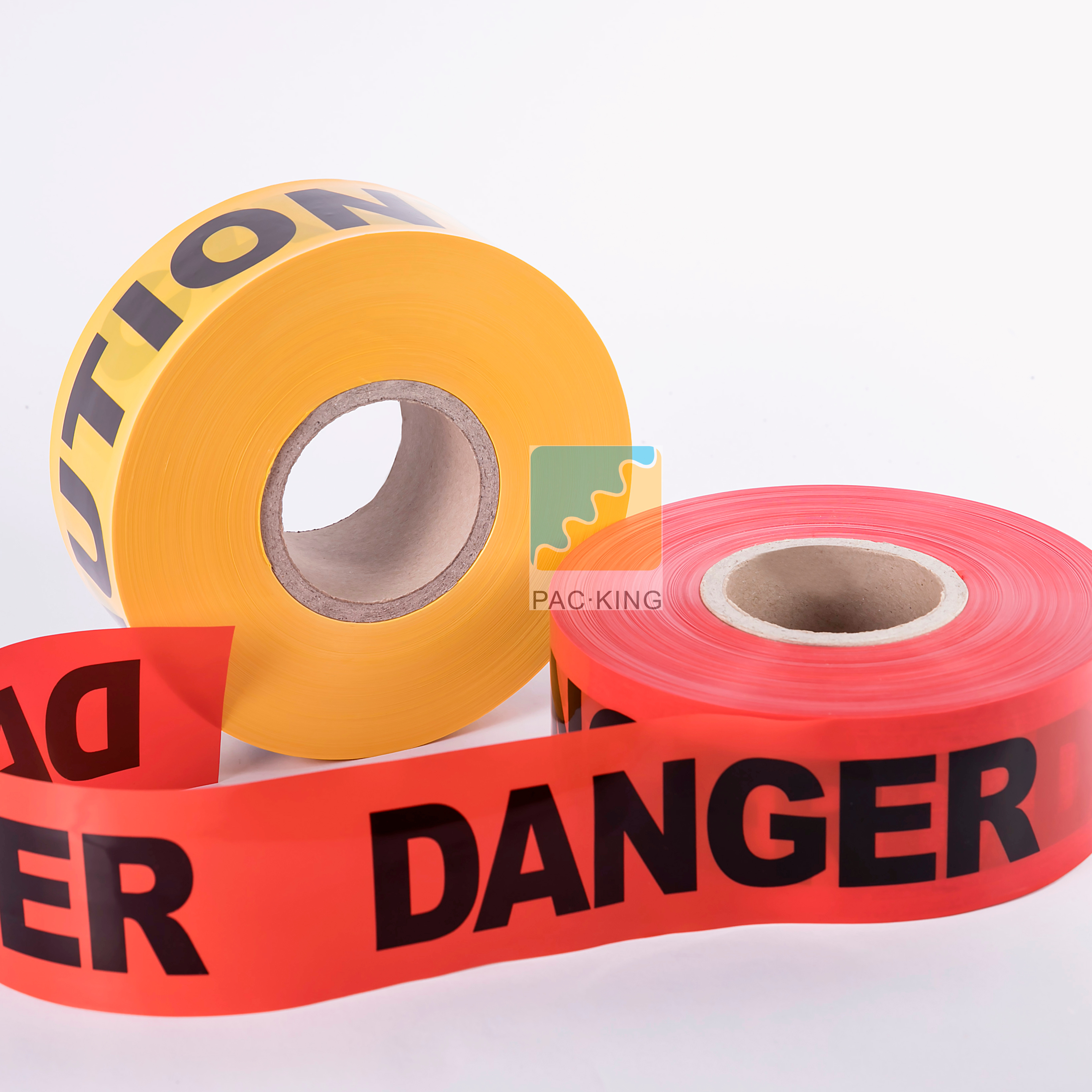 custom yellow hazard printed signal underground detachable barricade custom caution plastic 50mmx100m pe warning tape