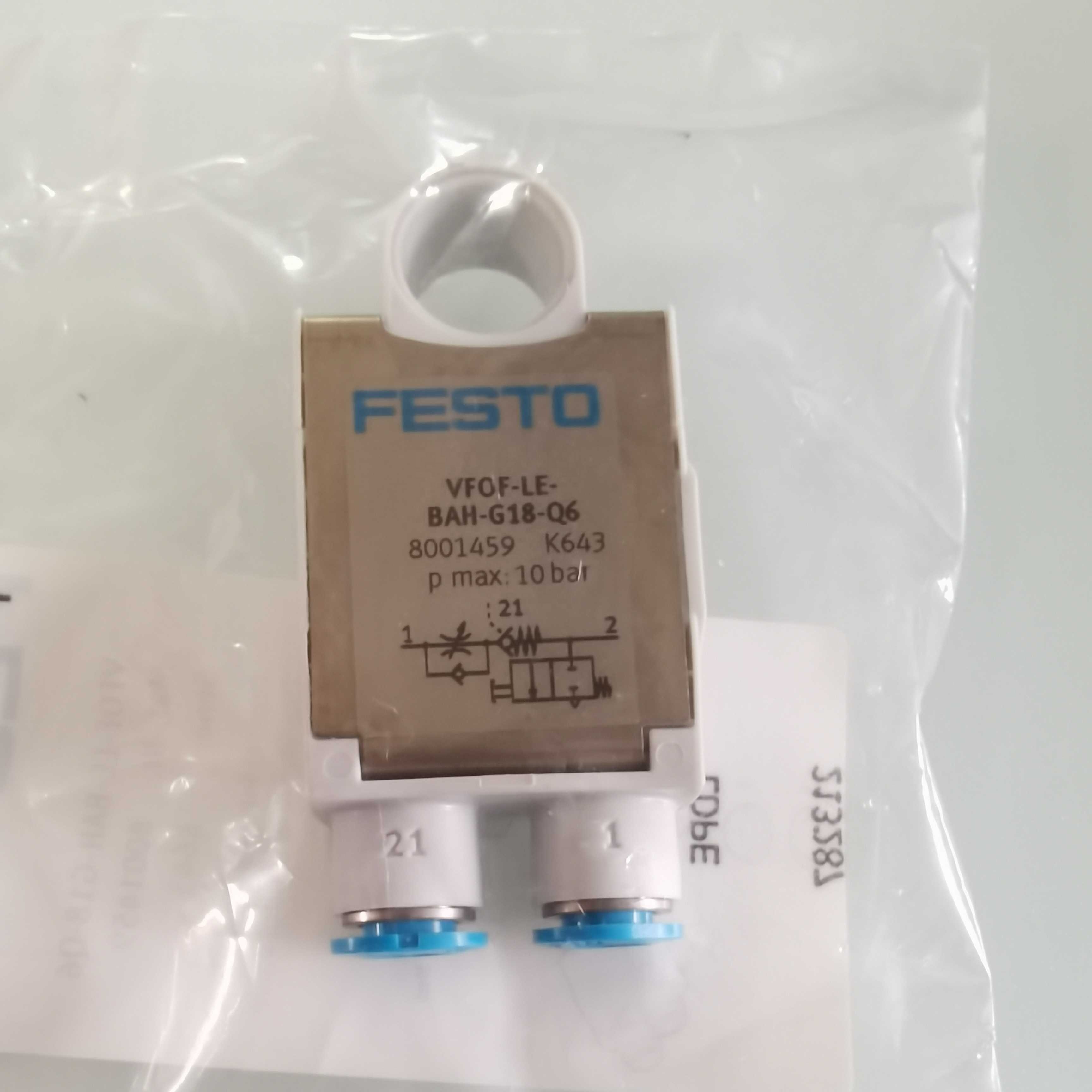 VFOF-LE-BAH-G18-Q6 8001459 оригинальный новый клапан есть в наличии