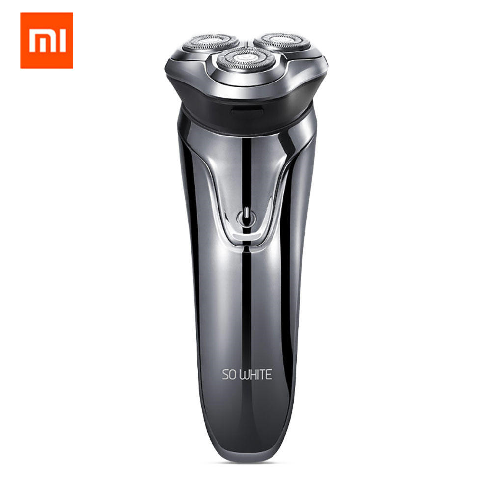 Электробритва XIAOMI Mijia Soocas SO WHITE, беспроводная 3d-бритва с интеллектуальным управлением, зарядка через USB, защита от блокировки IPX7, водонепроницаемая
