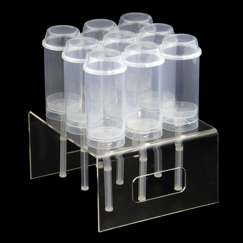 Dropshipping Pudding cake cup wrap popping pops cake stand surprise acrylic Plastic Cake Push Pop Tube