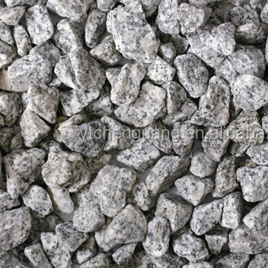 Natural Gravel Stone Type aggregate crushed stone sesame color granite ballast