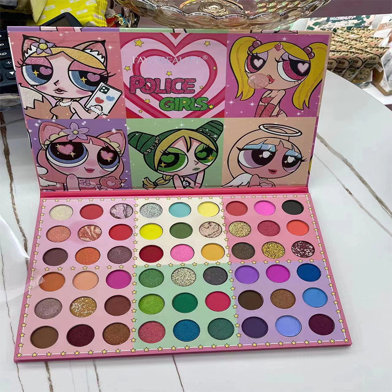 Favor Beauty тени для век 54 оттенка жемчужные матовые мини тени для век Палитра Sombra Para Ojos