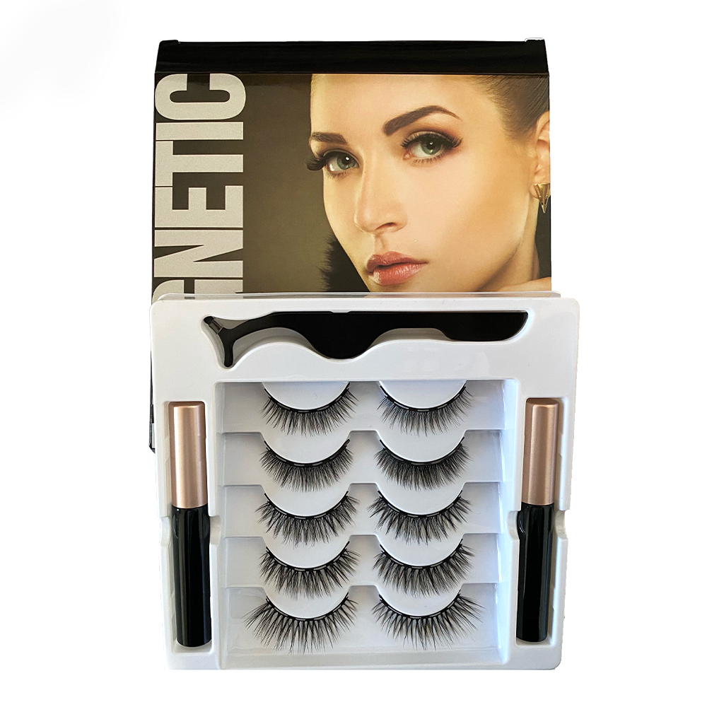 Hot Fashion Black Fiber Durable and Breathable 3d Handmade Eyelashes for Beauty Daily Makeup
