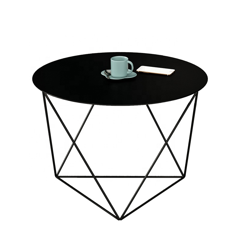 Wholesale customized good quality European style simple polygonal light living room coffee table