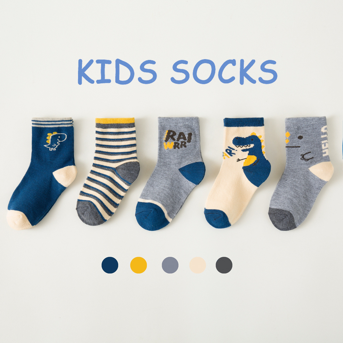 New Mini Cartoon Kid's socks middle tube cotton socks