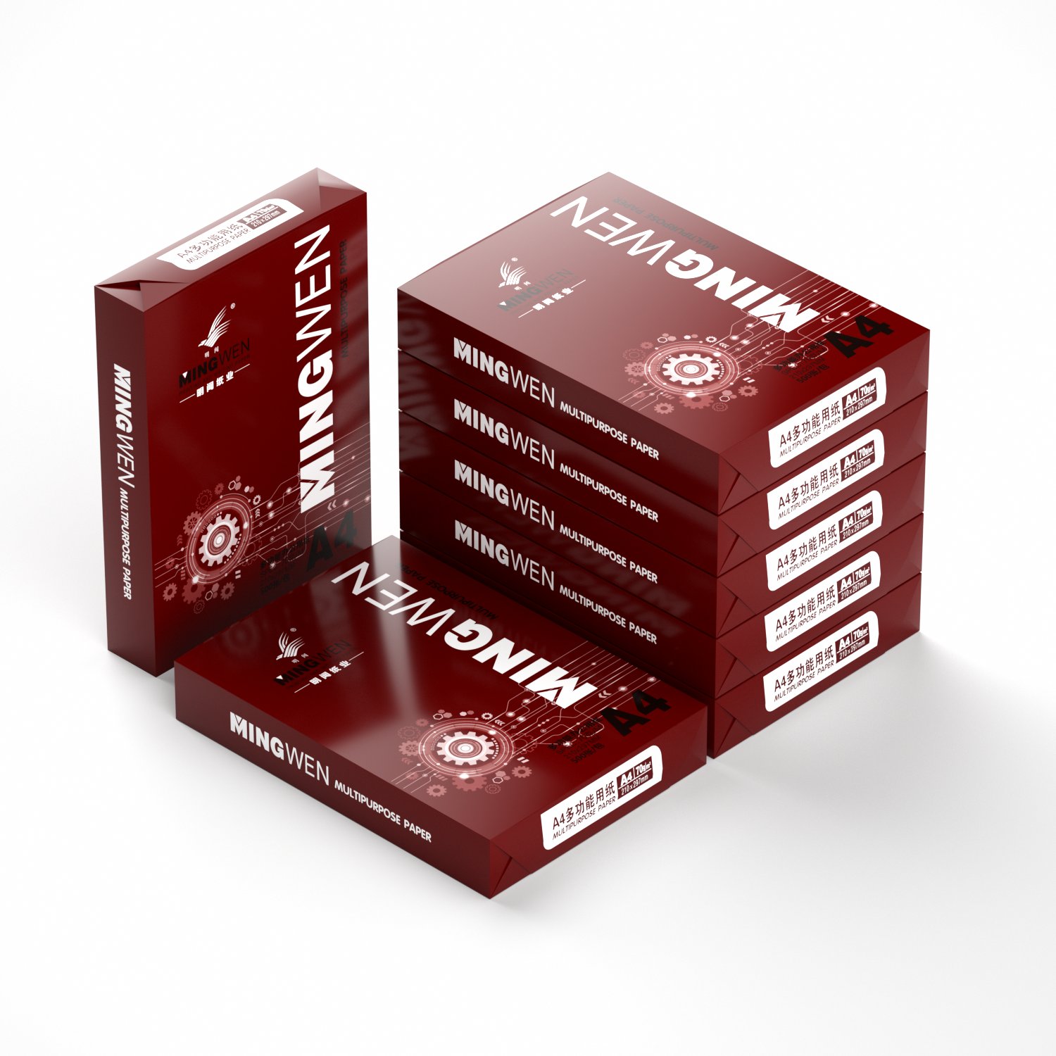 70g White Copy Paper for Office with high quality, high brightness a4 paper