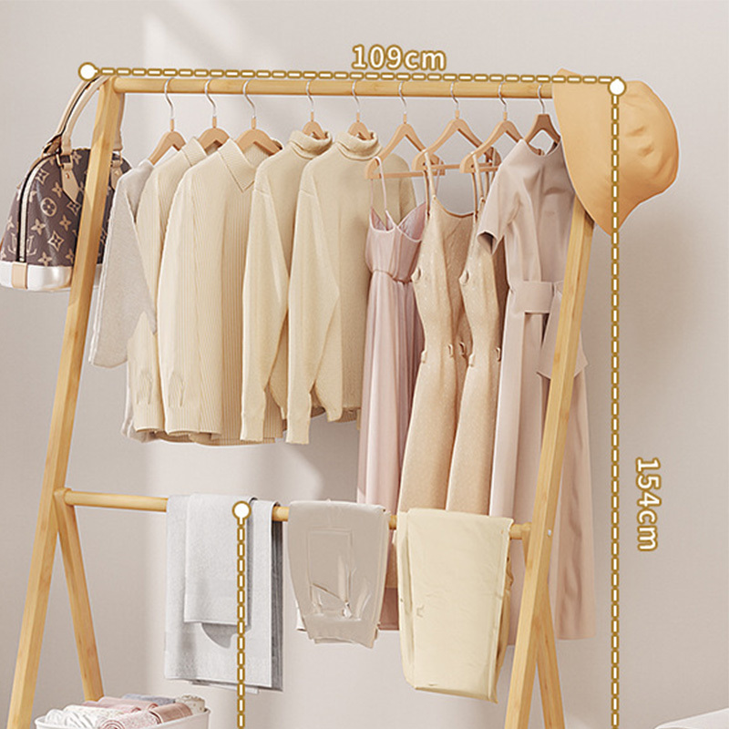 Large Capacity Double Layered Clothes and Accessories Storage Racks for Efficient Space Utilization
