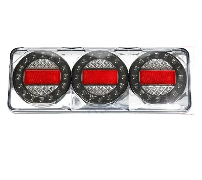 1*pcs HST-20441 3 LED Truck Tail Lights STOP TAIL INDICATOR REVERSE for Australia Truck tail lamp
