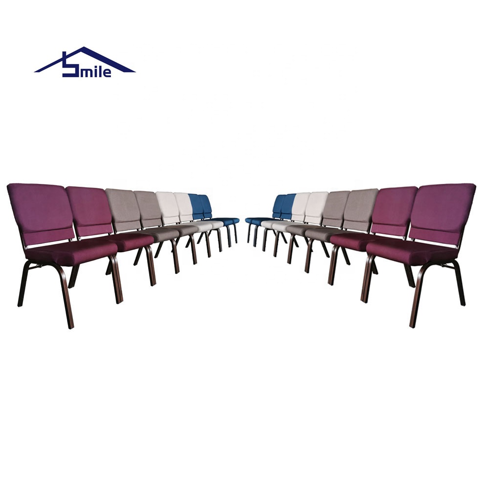 Wholesale Fabric Wedding Event Metal Theater Furniture For Church