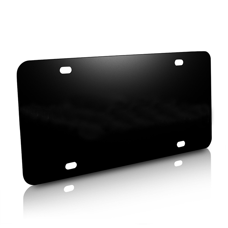 USA Custom Car License Plates Blank Aluminum Stainless Steel Car Number Plate Embossed Design