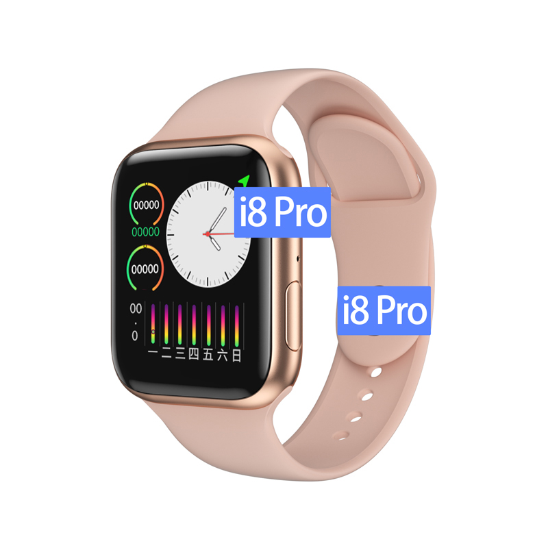 GPS реальное температуры следить за здоровьем-monitorg Smartwatch MTK 2503 поворот Кнопка Красочные IPS полный сенсорный экран I8 pro Смарт-часы