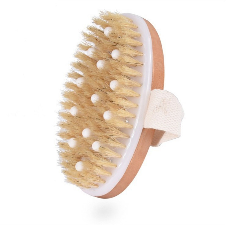 Super Hot Sale factory wholesale body brush wooden dry body bath brushes boar bristles sisal body brushes with Custom Logo