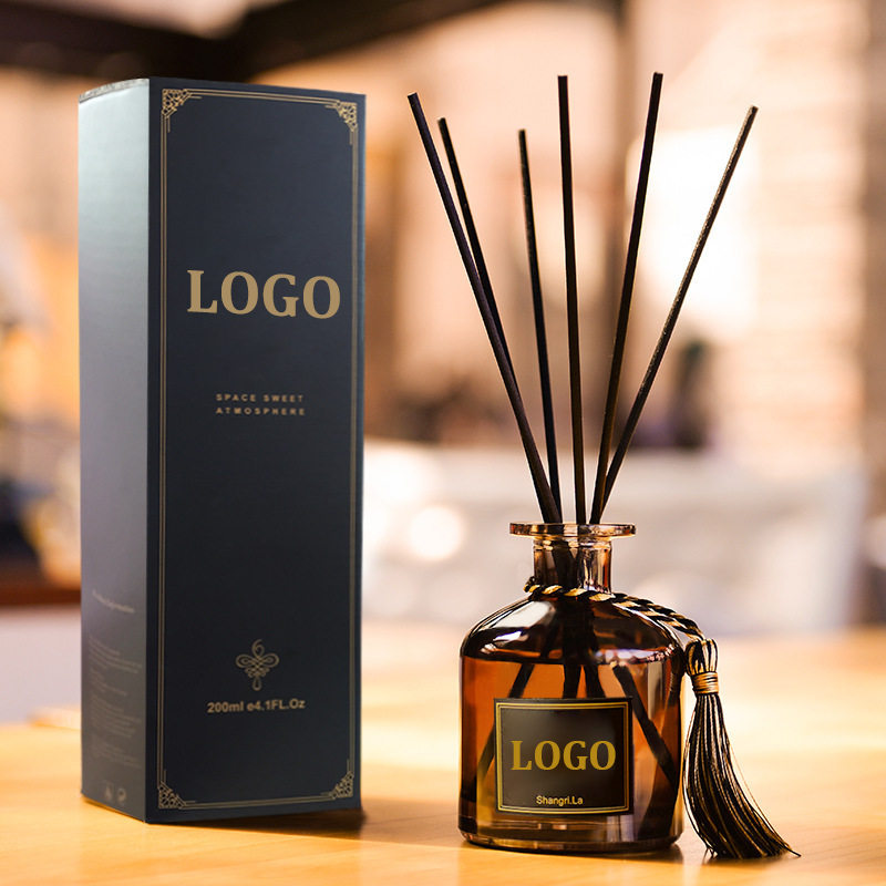 Hotel Home Fragrance Luxury Air Fresher Aroma Fireless Essential Oil Fragrance Reed Diffuser Set For Home Use