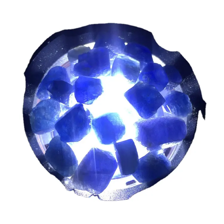 Wholesale Semi Precious Blue Corundum Stone Natural Rough Raw Sapphire Gemstone For Jewelry Making
