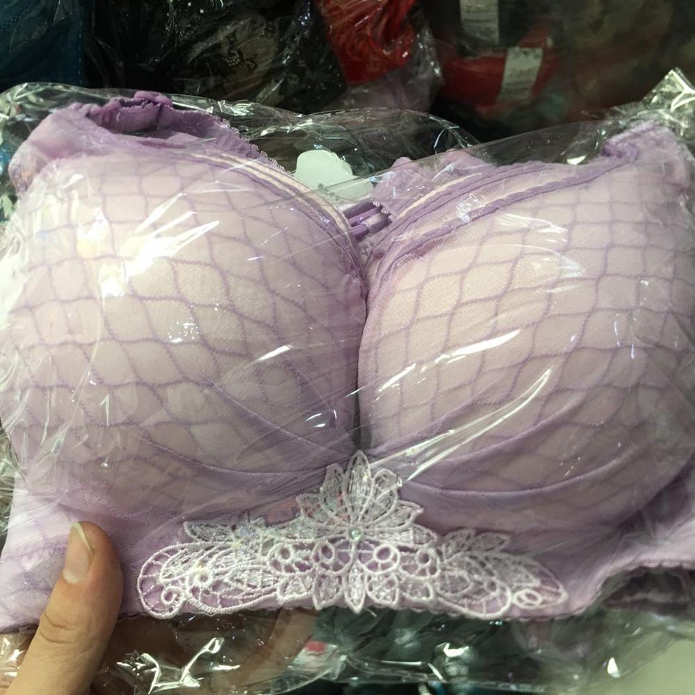 Wholesale  Multiple styles and colors  Ladies Nylon Bras Lace Trimmed Stock