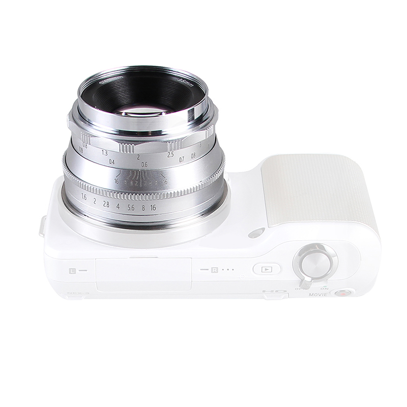 Объектив камеры APSC 35 мм F1.6 FX M43 EOSM для камеры SONY NIKON Olympus Fujitsu