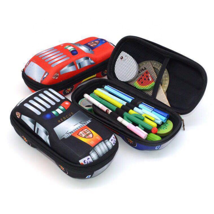 New Creative Students 3D Car camper van Stationery Pencil Case Advertising Gift EVA Pencil Bag